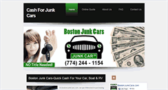 Desktop Screenshot of bostonjunkcars.com