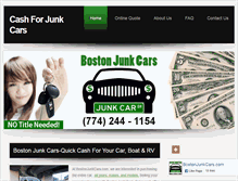 Tablet Screenshot of bostonjunkcars.com